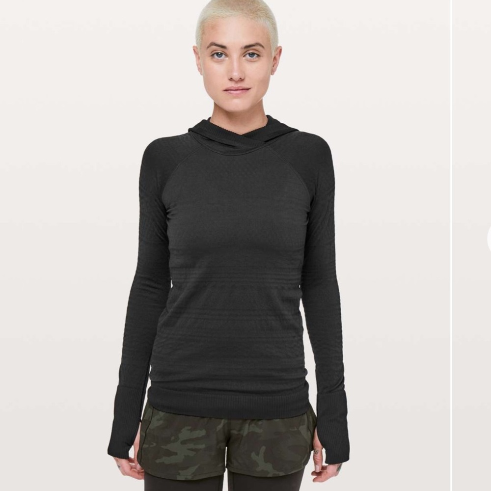 Lululemon Rest Less Hooded Pullover Black 2